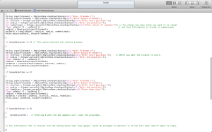 Project 2 Source Code Section